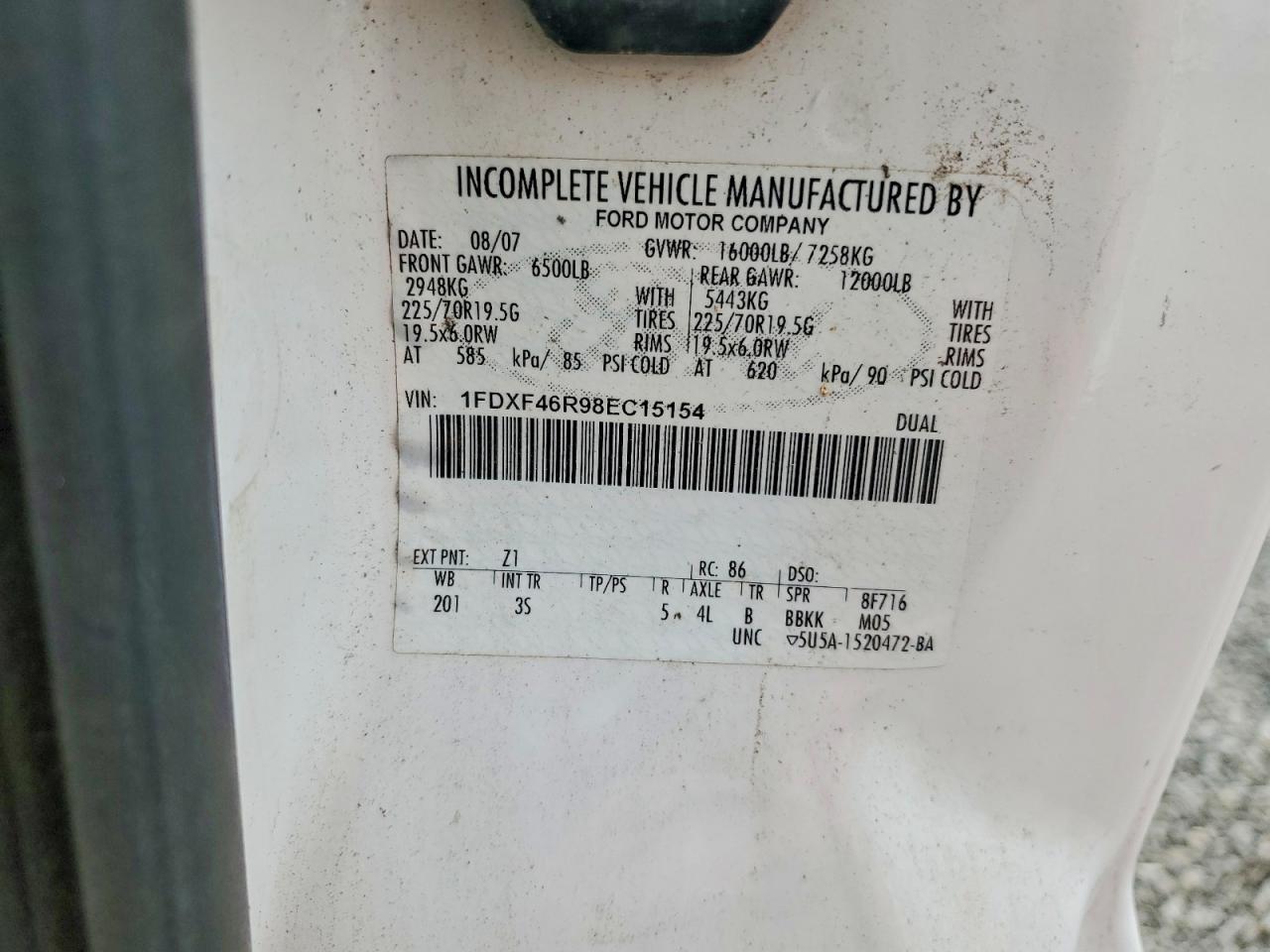 2008 FORD F450