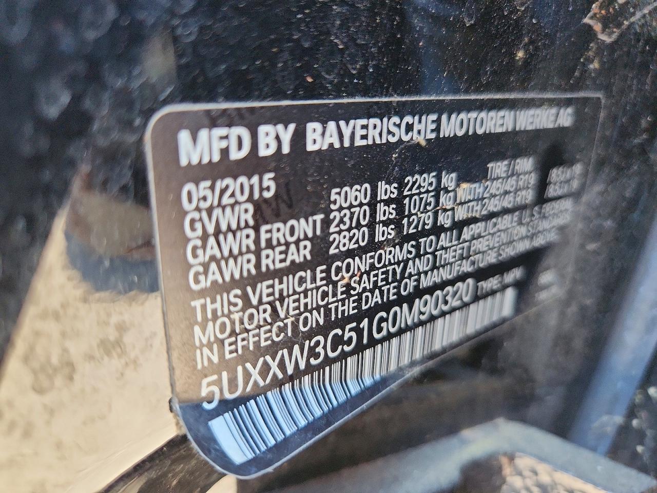 2016 BMW X4