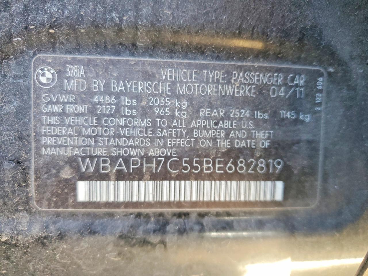 2011 BMW 3 SERIES
