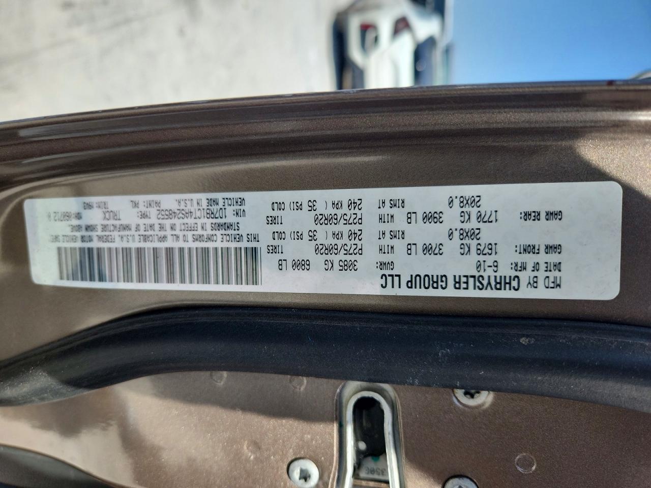 2010 DODGE RAM 1500