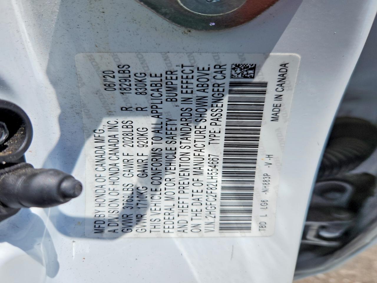 2020 HONDA CIVIC