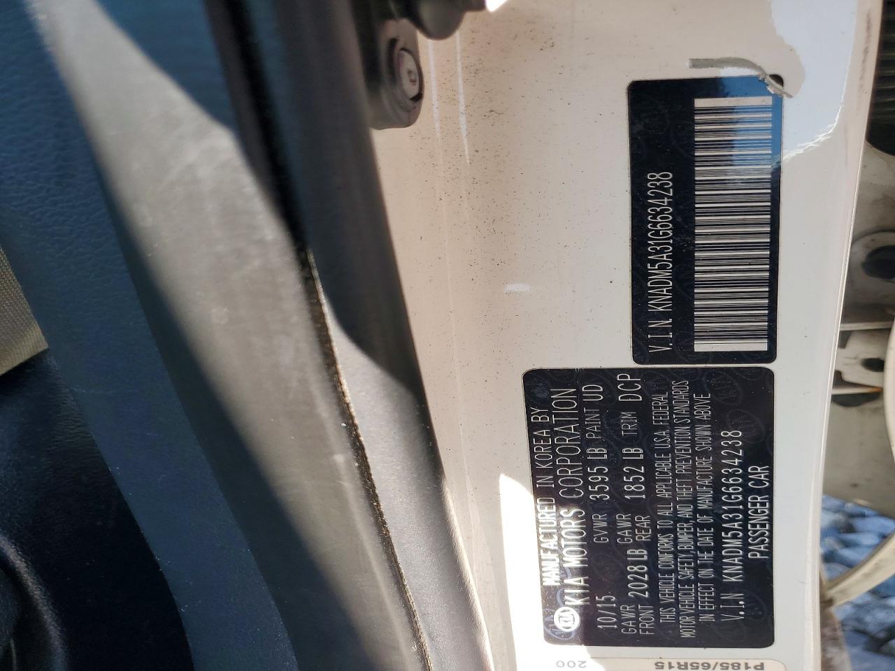2016 KIA RIO