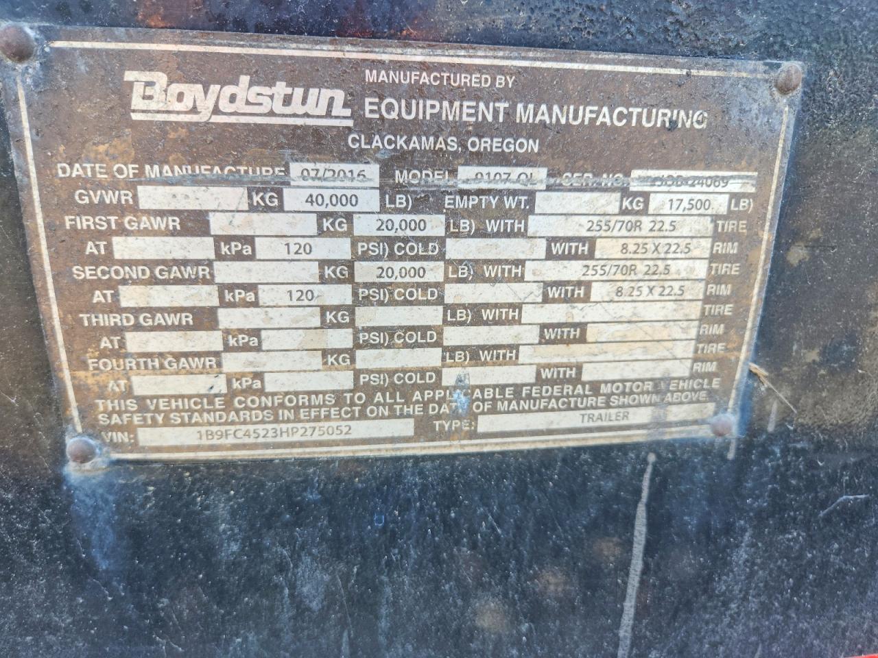 2017 BOYDSTUN