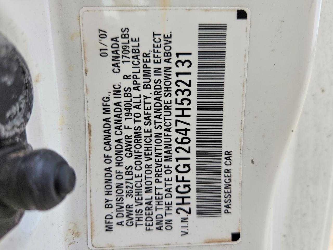 2007 HONDA CIVIC