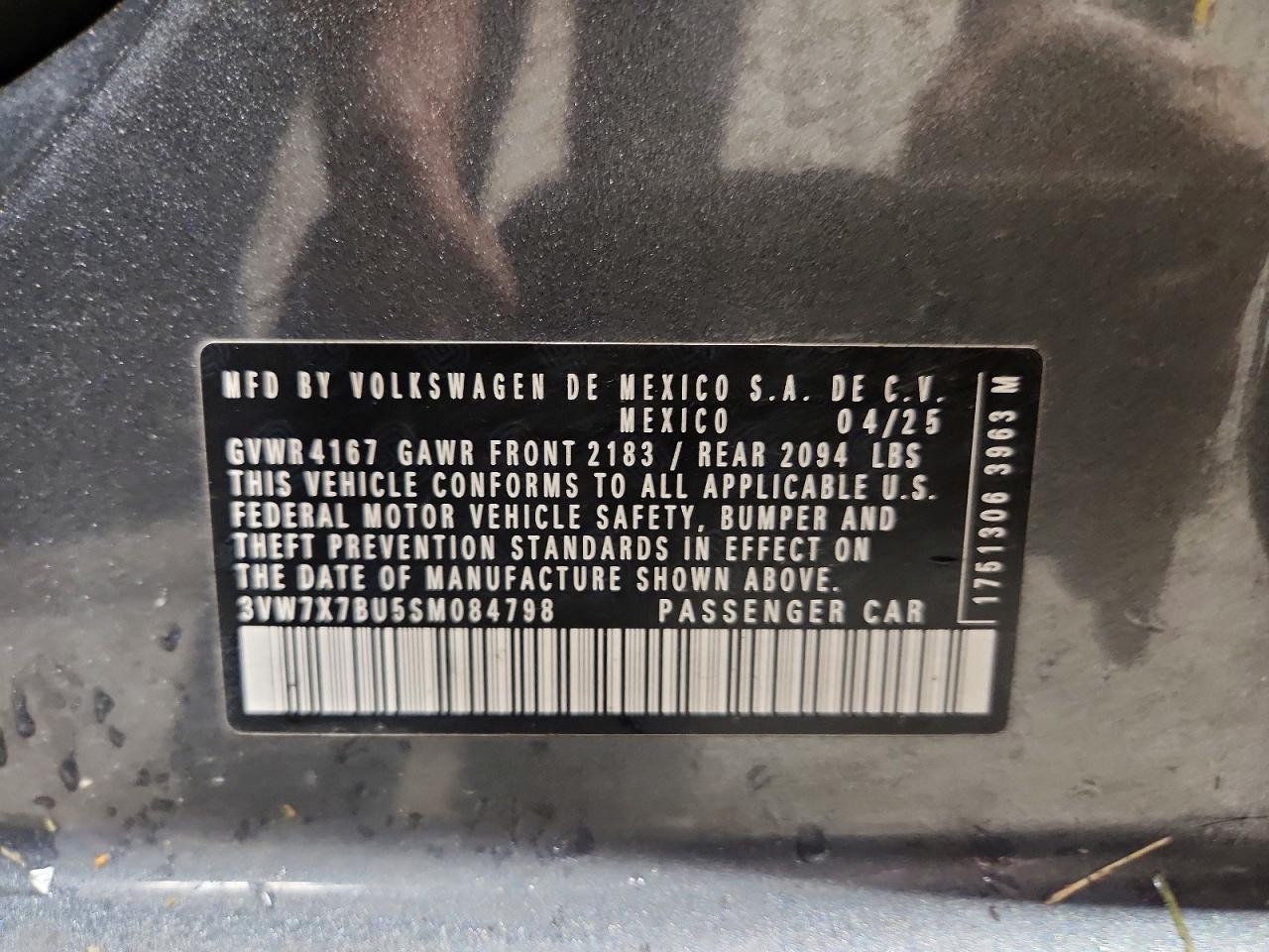 2025 VOLKSWAGEN JETTA