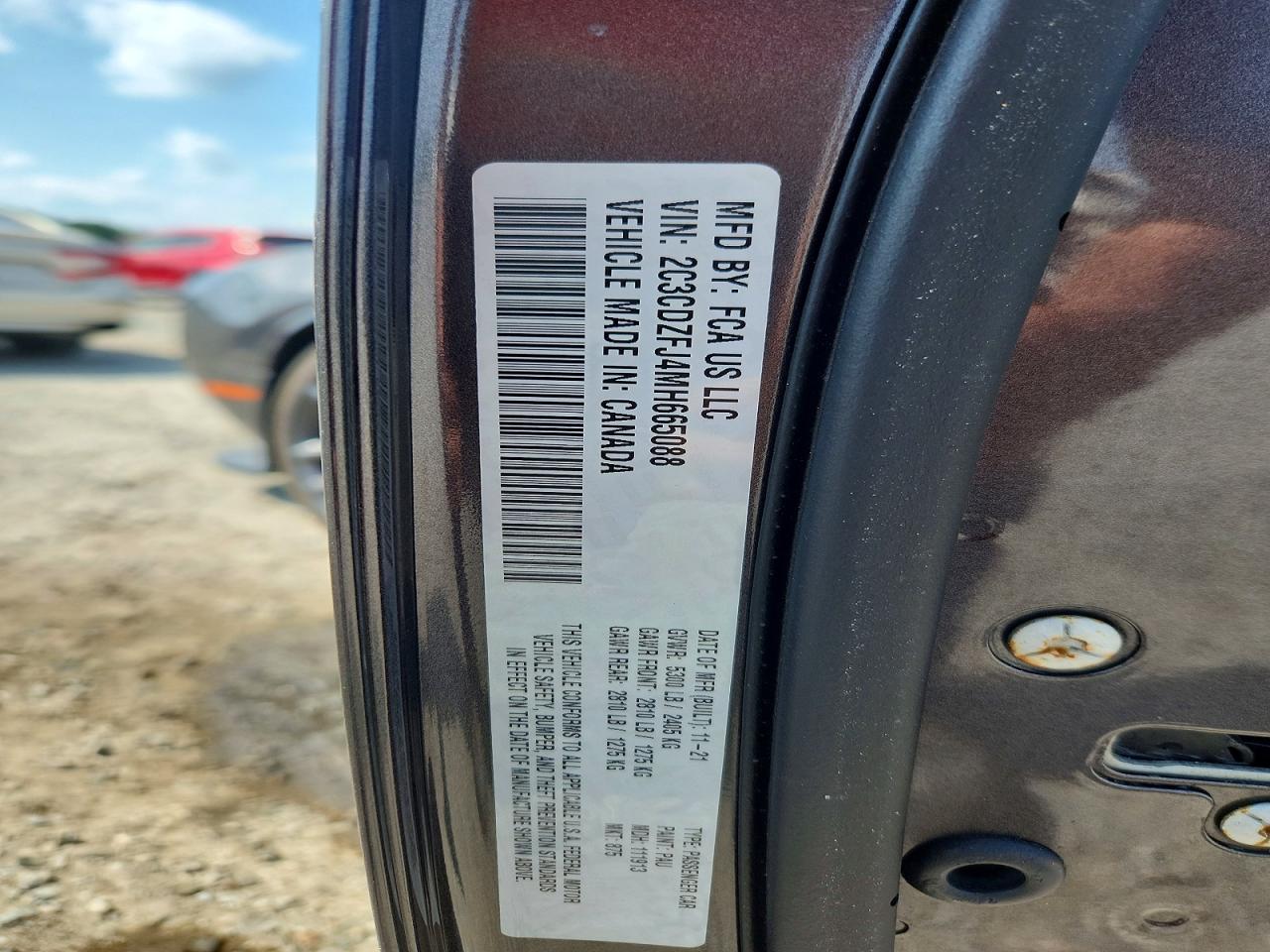 2021 DODGE CHALLENGER