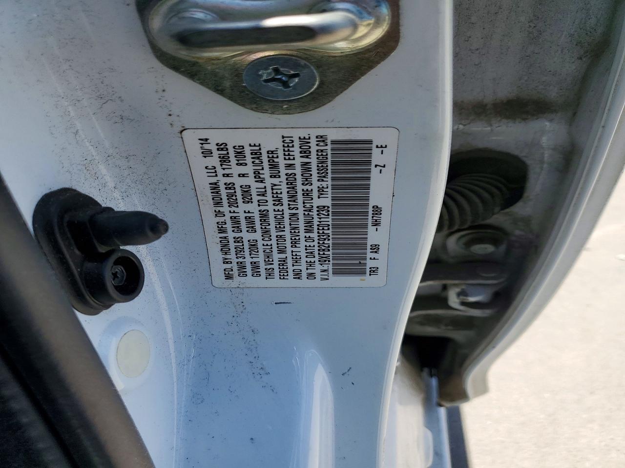 2015 HONDA CIVIC