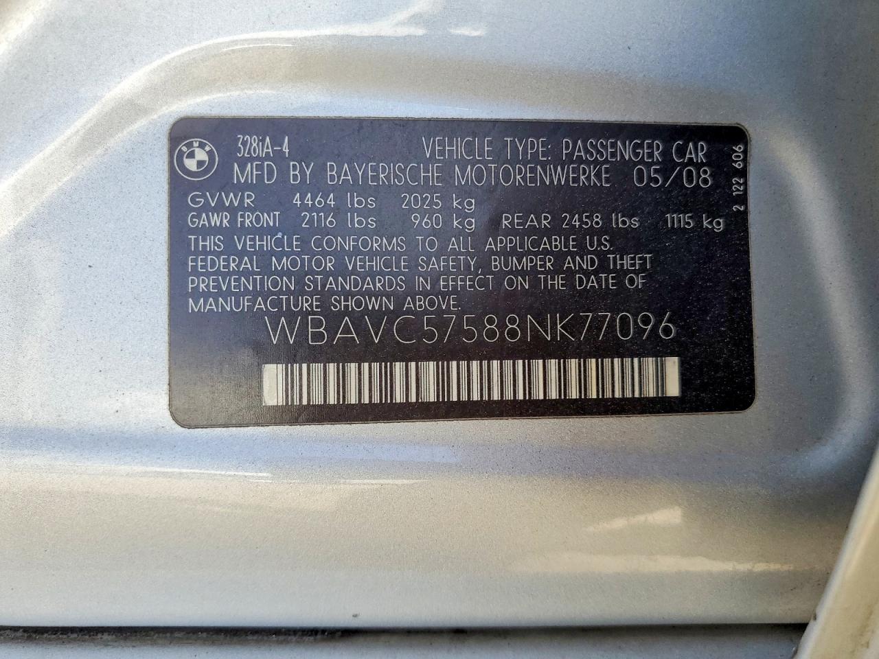 2008 BMW 3 SERIES