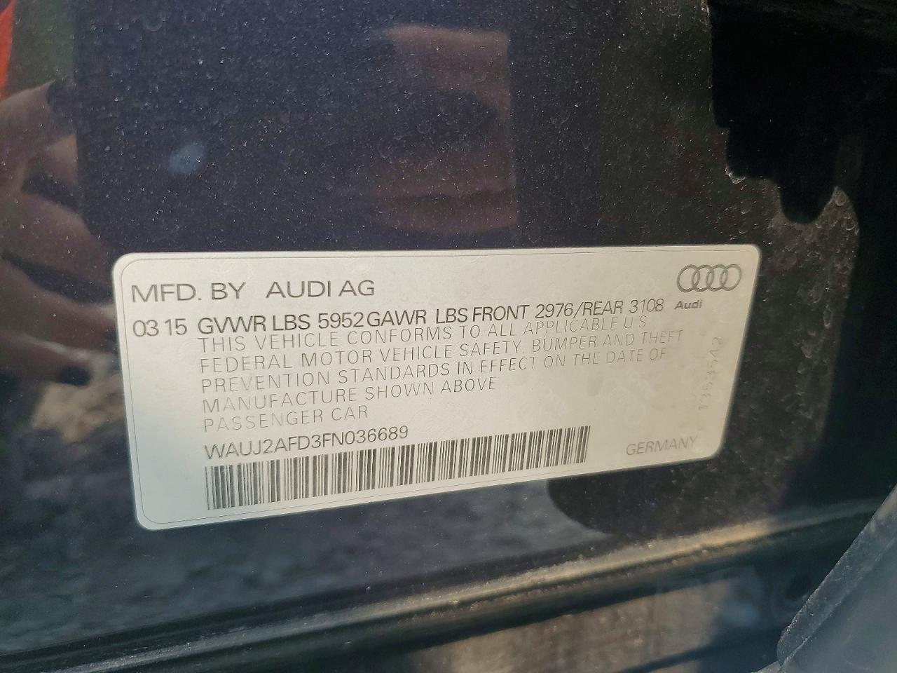 2015 AUDI A8