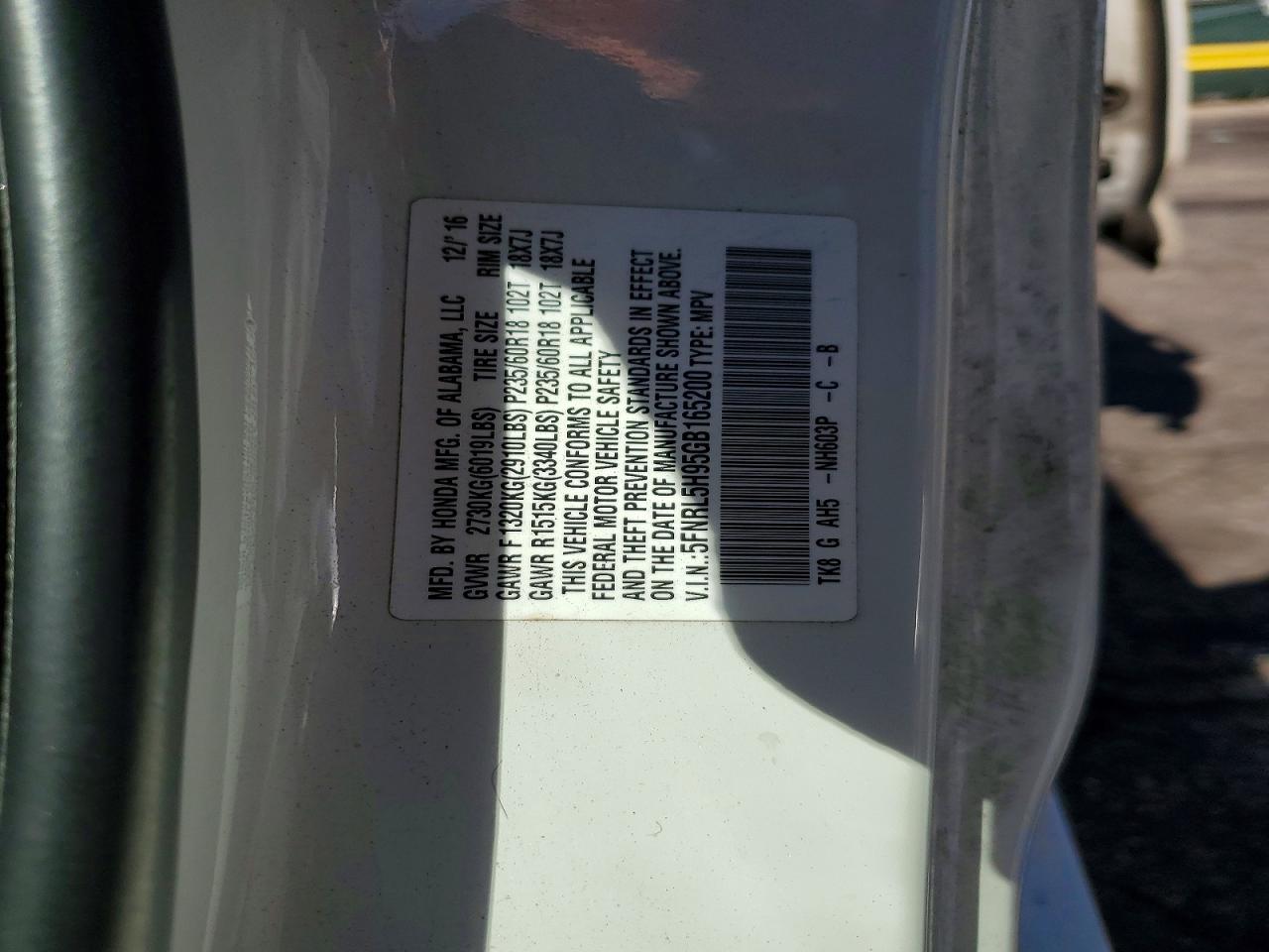 2016 HONDA ODYSSEY
