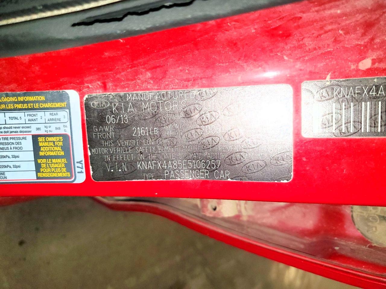 2014 KIA FORTE