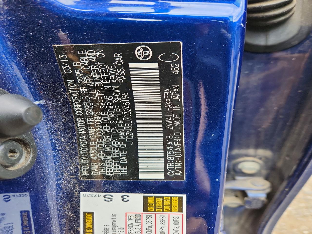 2013 TOYOTA PRIUS