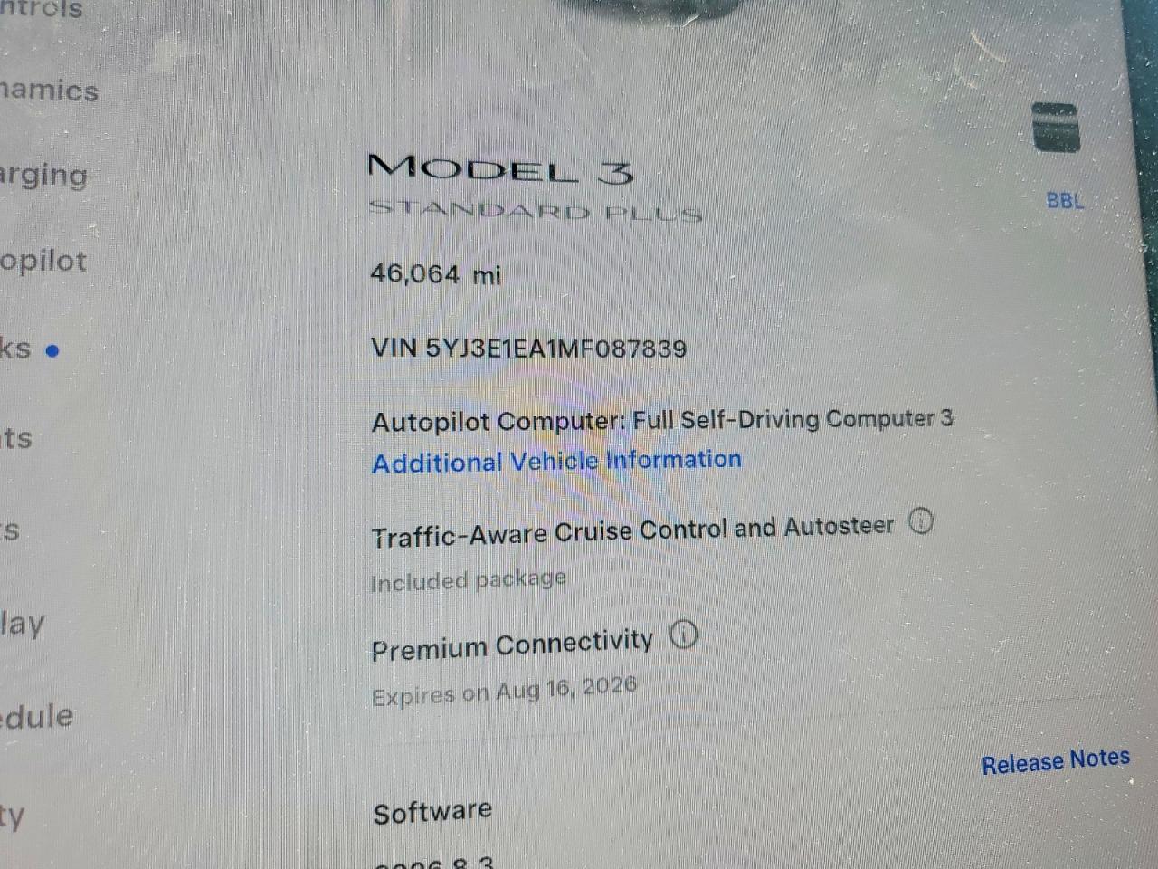 2021 TESLA MODEL 3