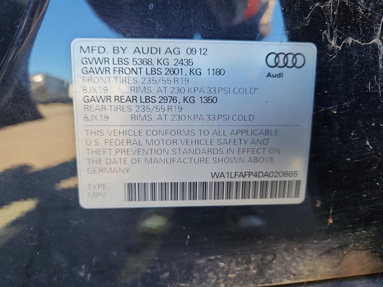 2013 AUDI Q5