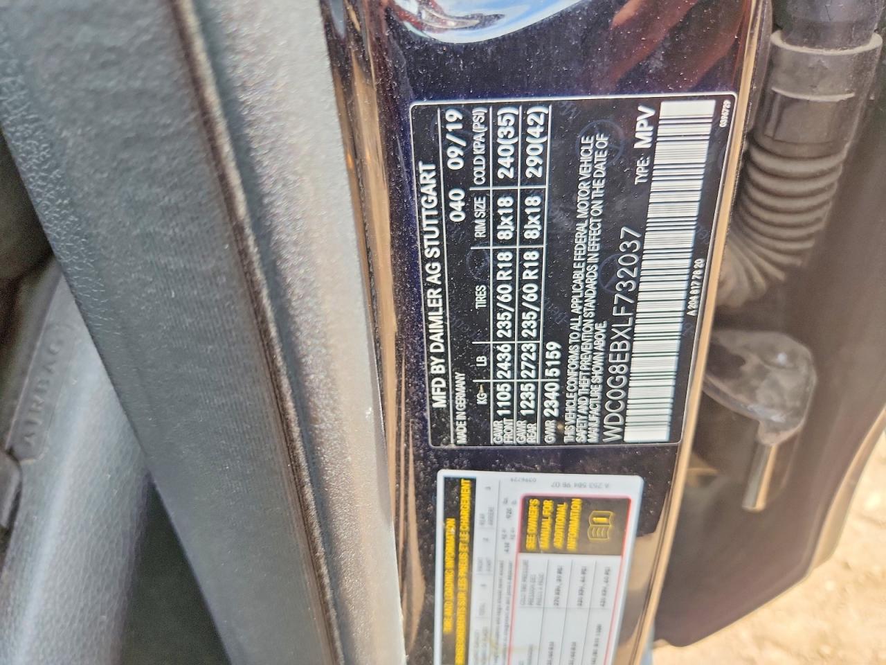 2020 MERCEDES-BENZ GLC-CLASS