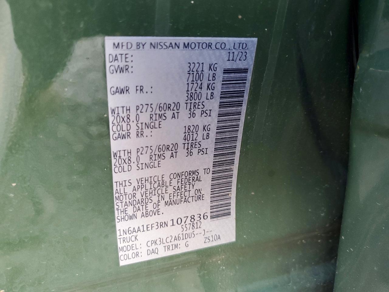 2024 NISSAN TITAN