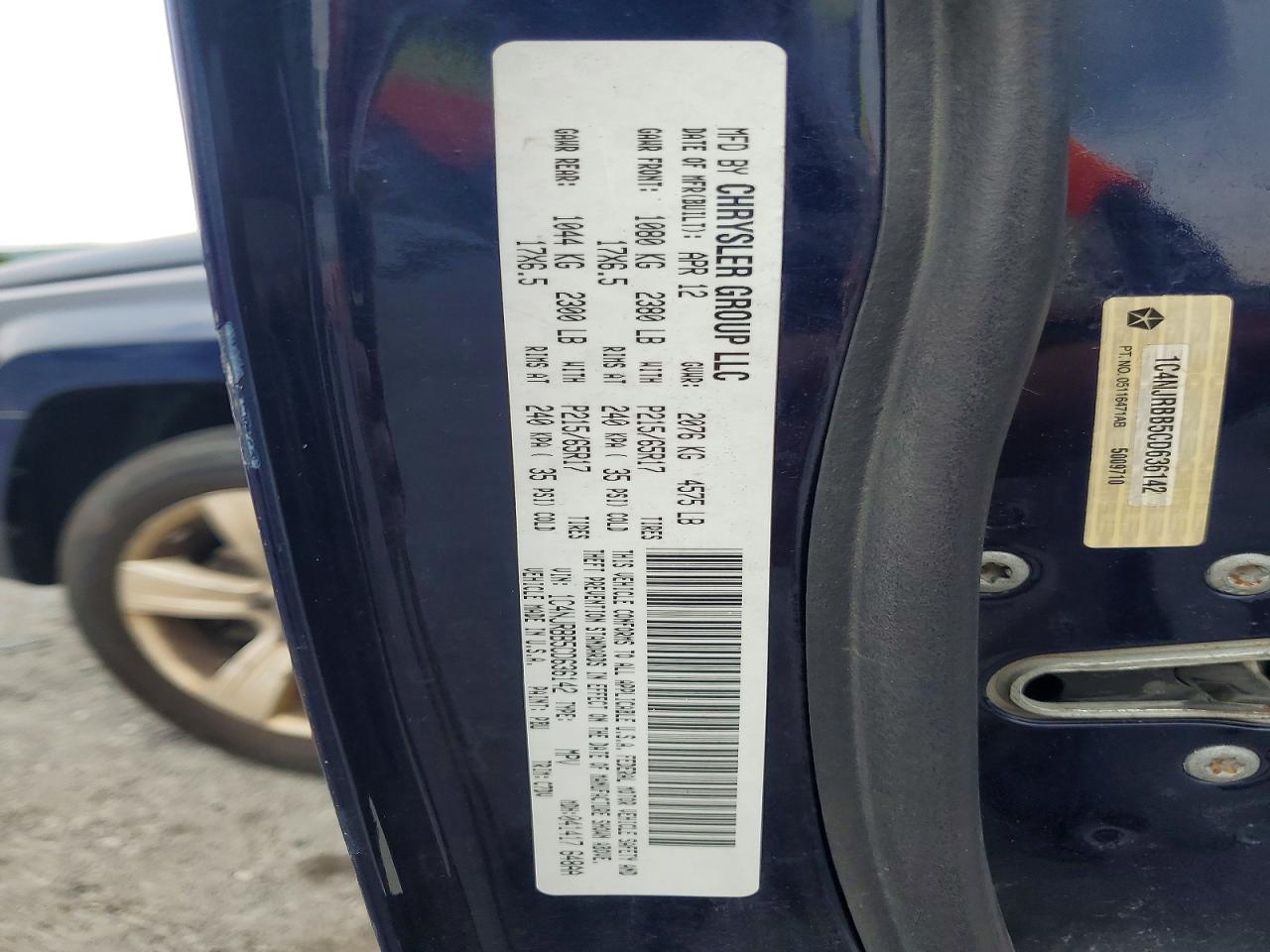 2012 JEEP PATRIOT