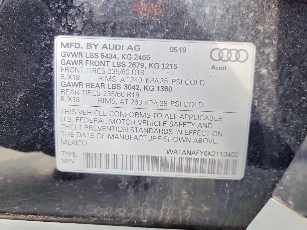 2019 AUDI Q5