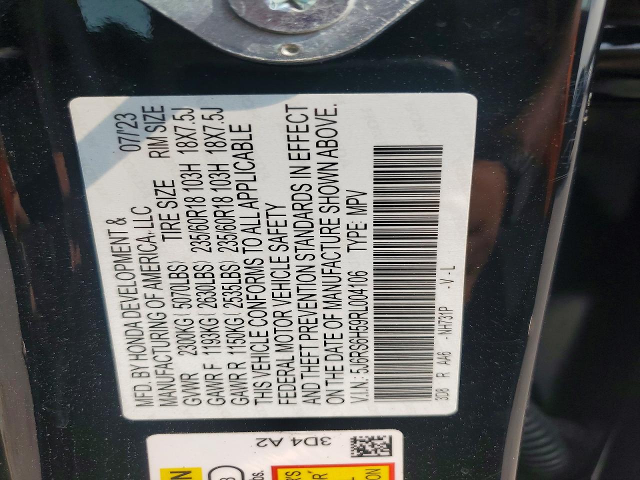 2024 HONDA CRV