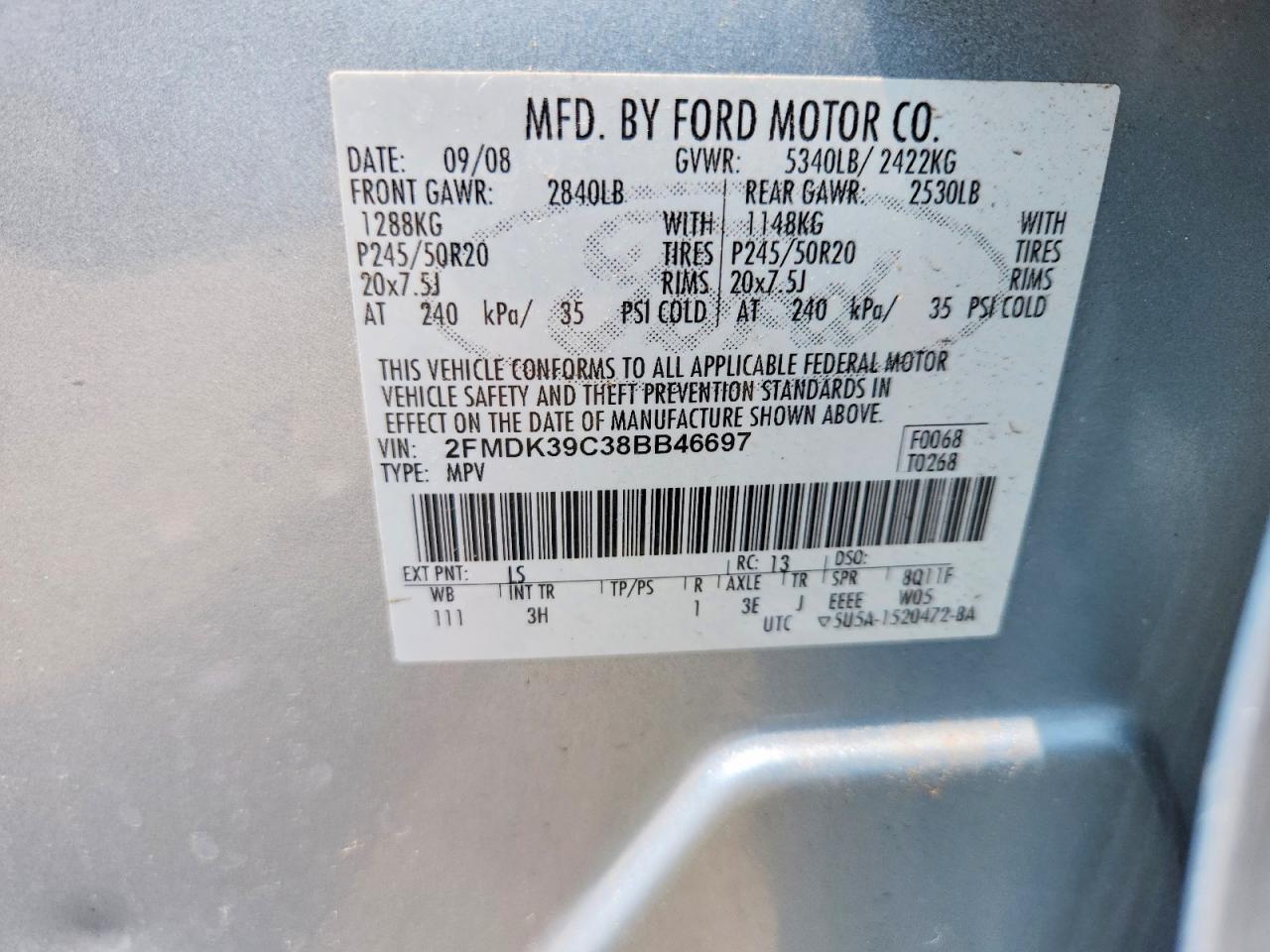2008 FORD EDGE