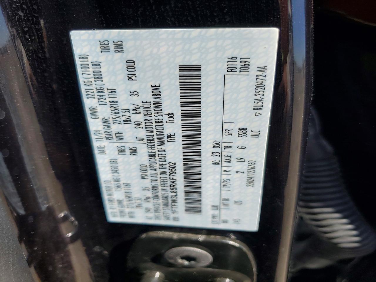 2024 FORD F150