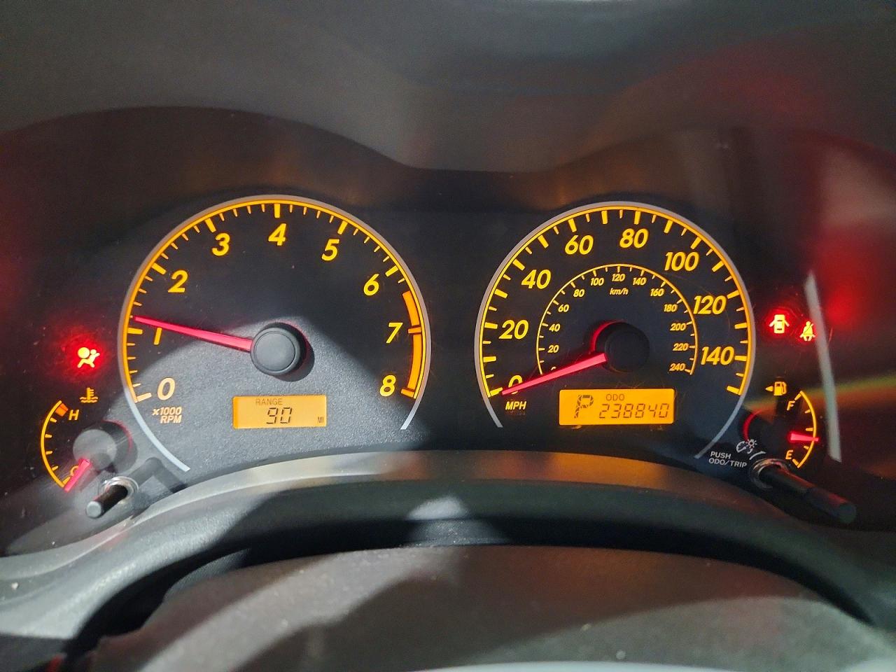 2009 TOYOTA COROLLA