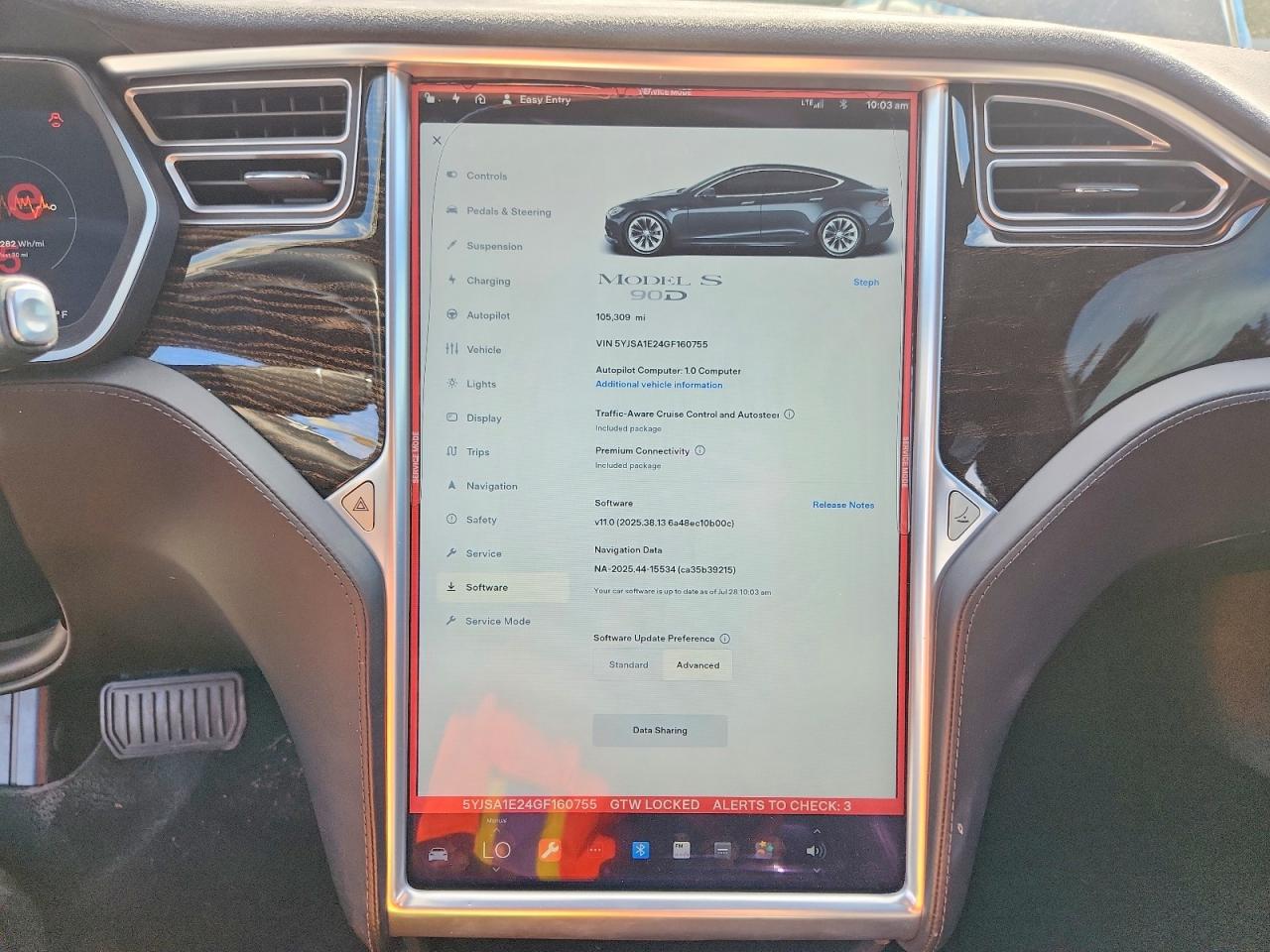 2016 TESLA MODEL S