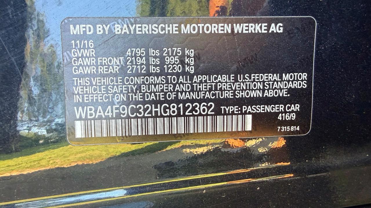 2017 BMW 4 SERIES