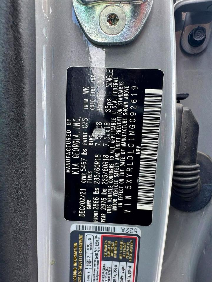 2022 KIA SORENTO
