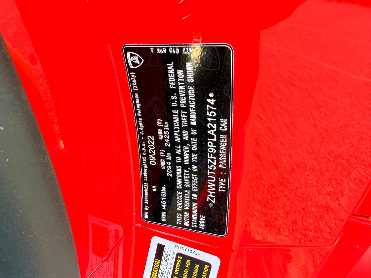 2023 LAMBORGHINI ALL MODELS