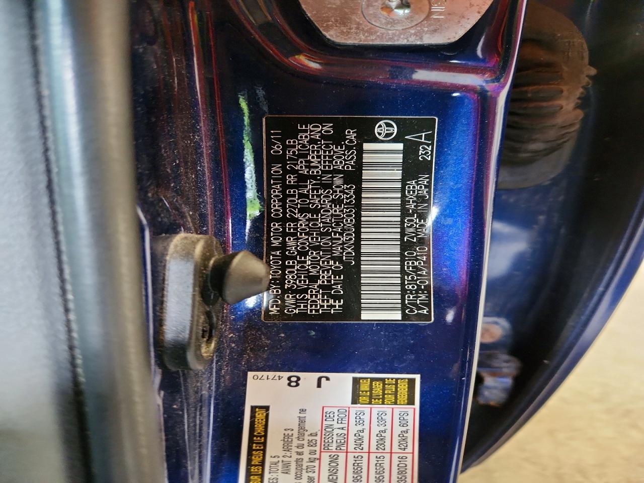 2011 TOYOTA PRIUS