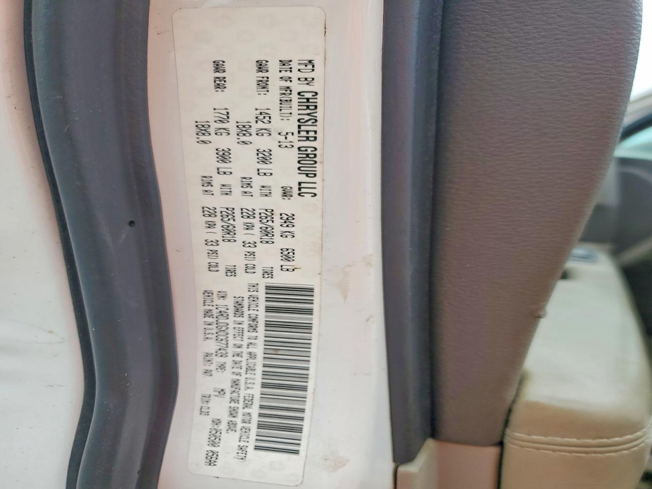 2013 DODGE DURANGO