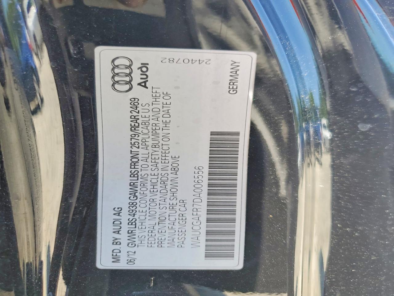 2013 AUDI S5/RS5