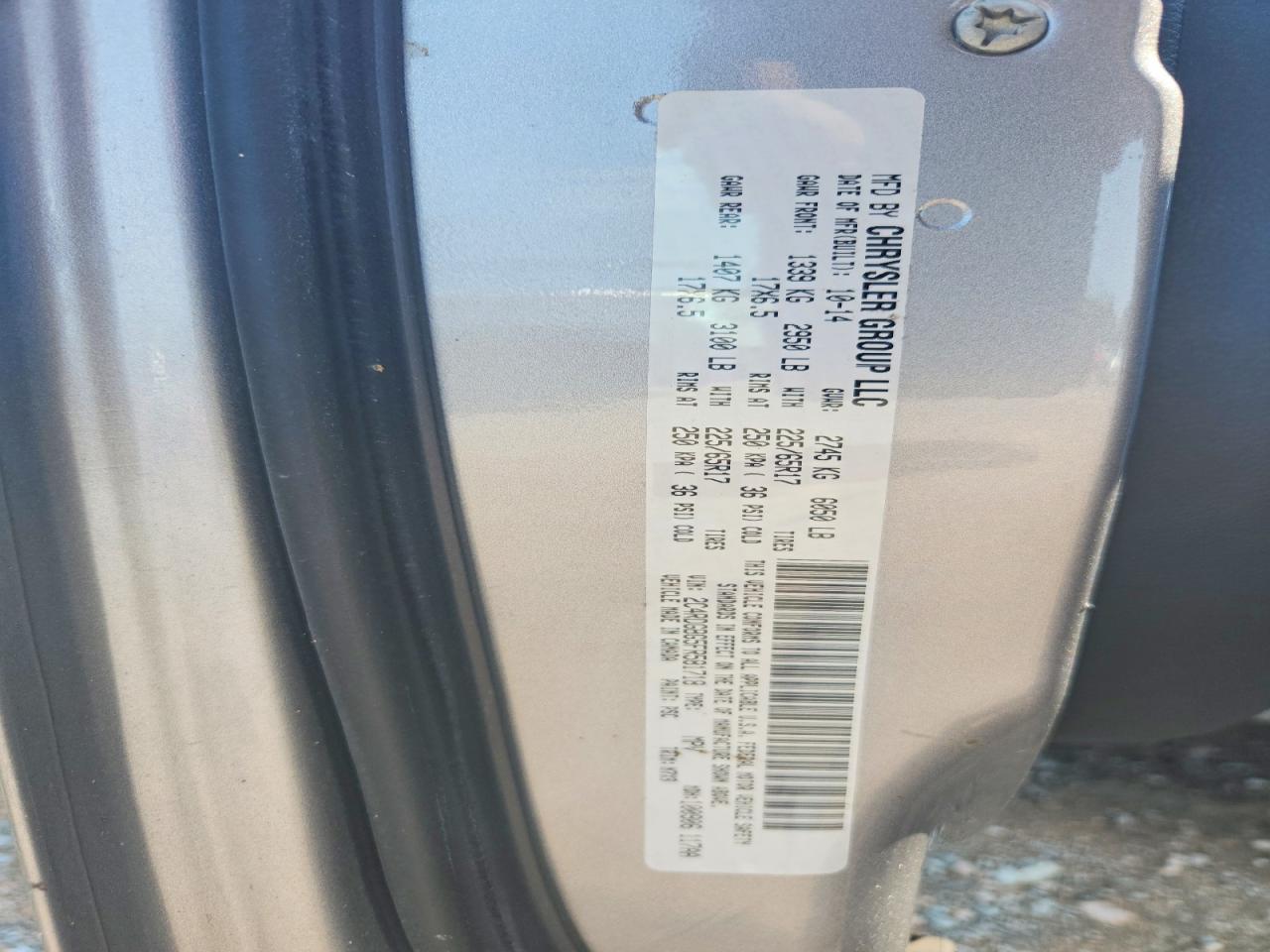2015 DODGE CARAVAN
