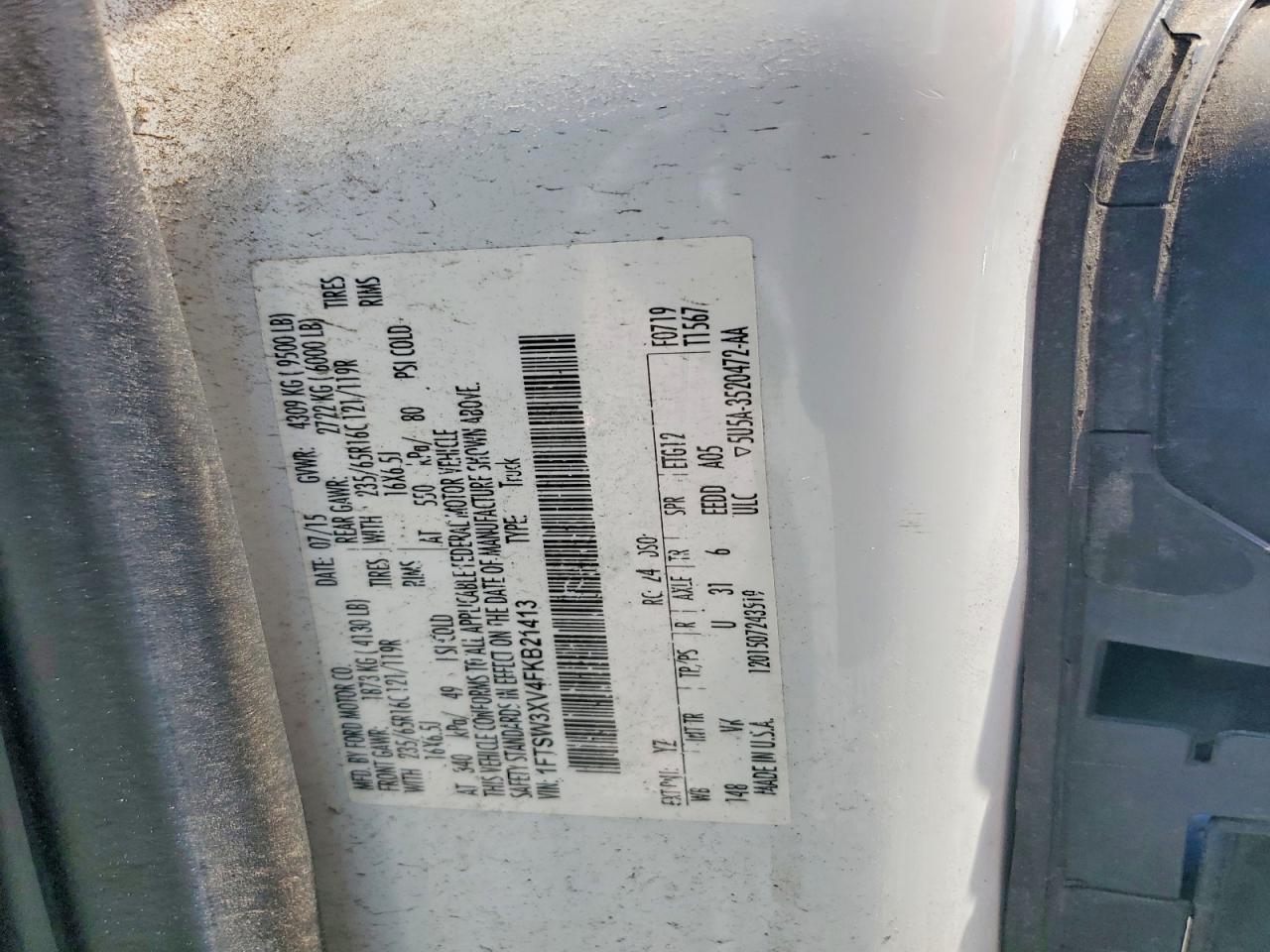 2015 FORD TRANSIT