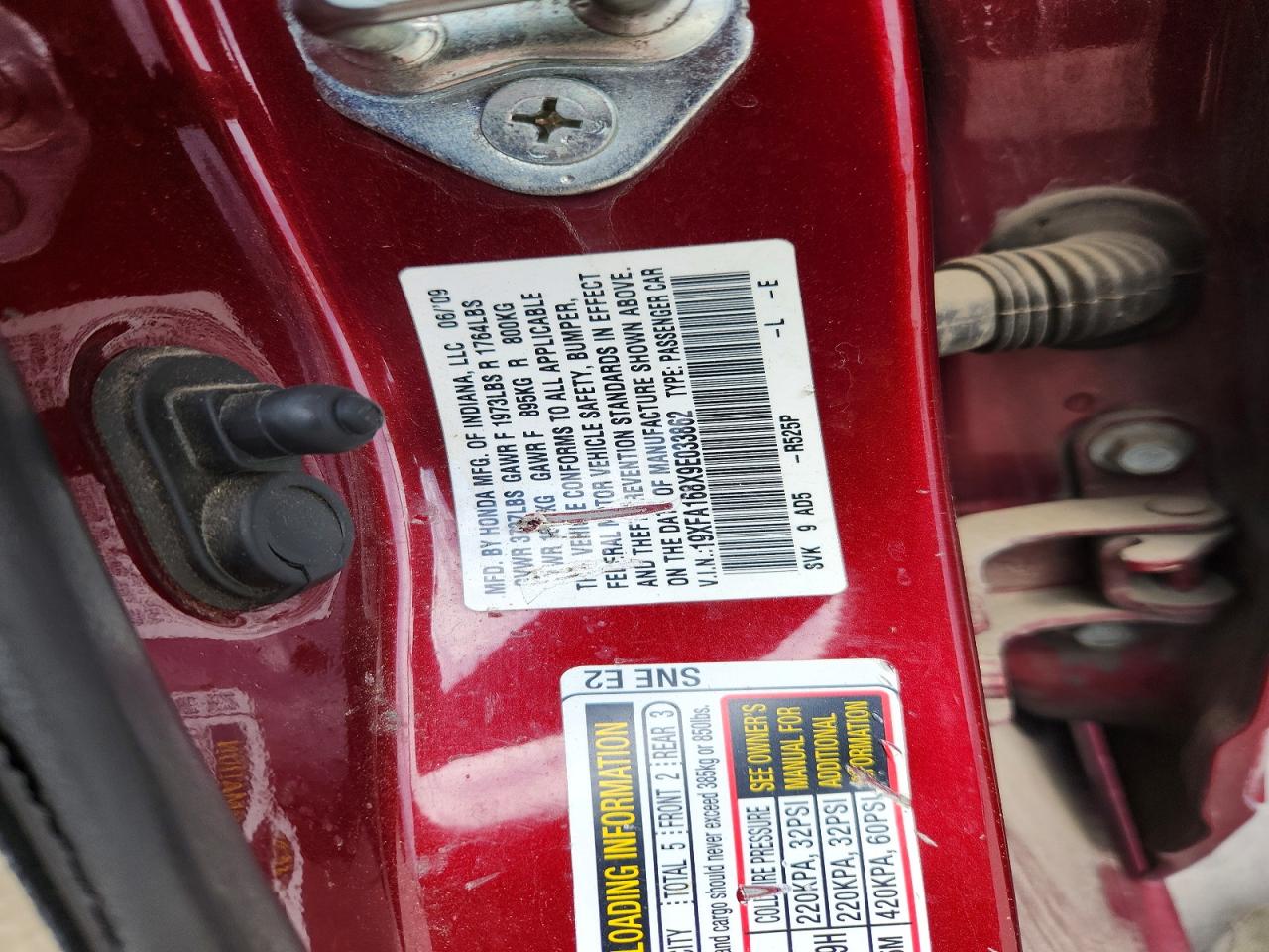 2009 HONDA CIVIC