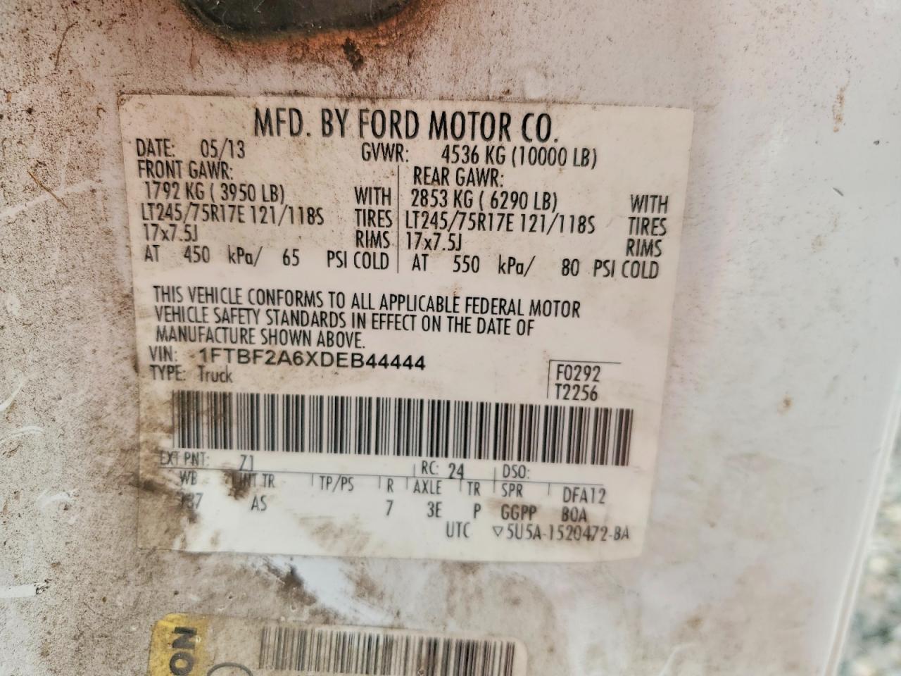 2013 FORD F250