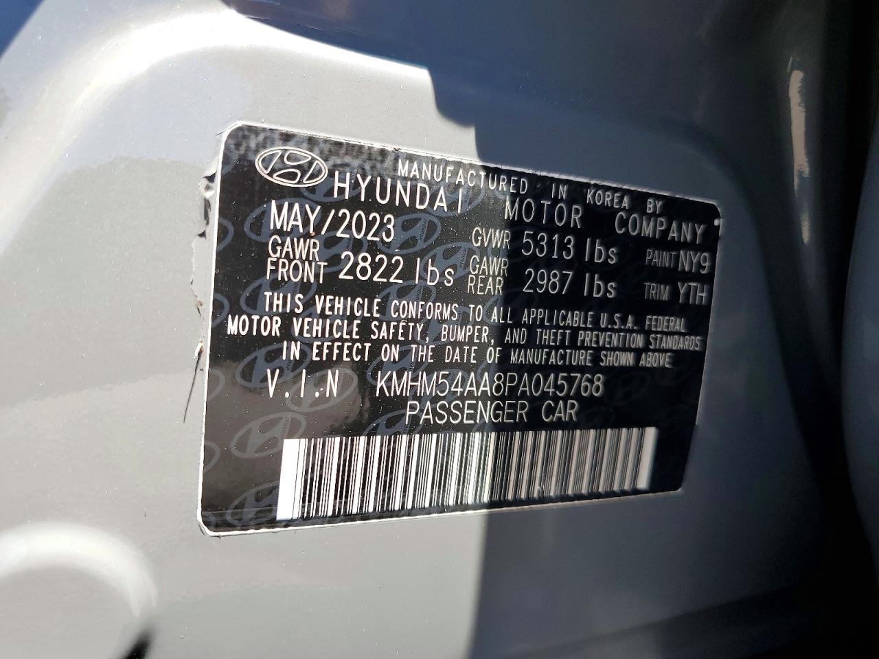 2023 HYUNDAI ALL OTHER