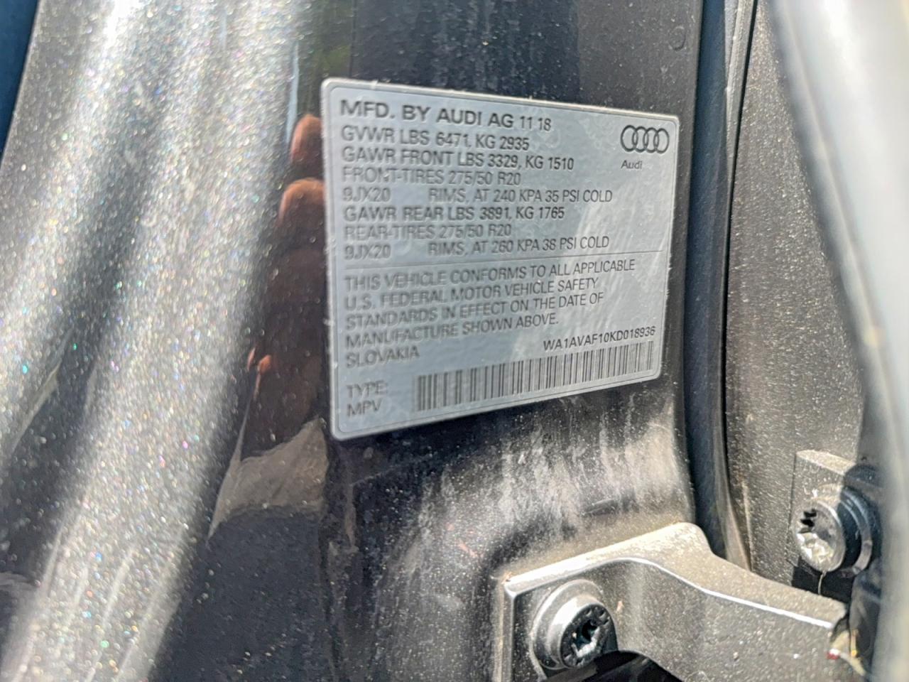 2019 AUDI Q8