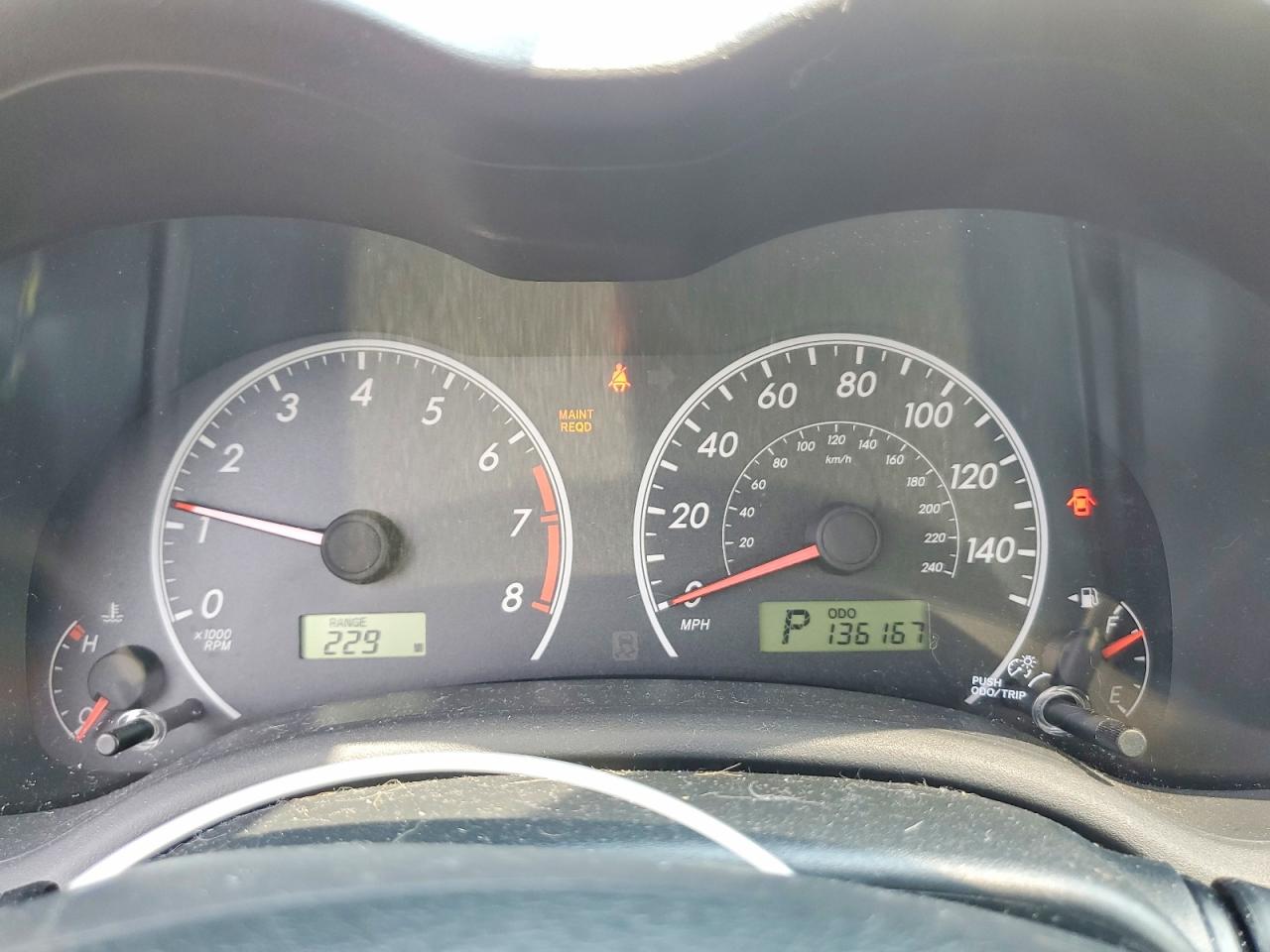 2013 TOYOTA COROLLA