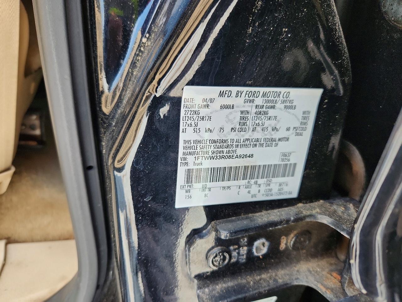 2008 FORD F350