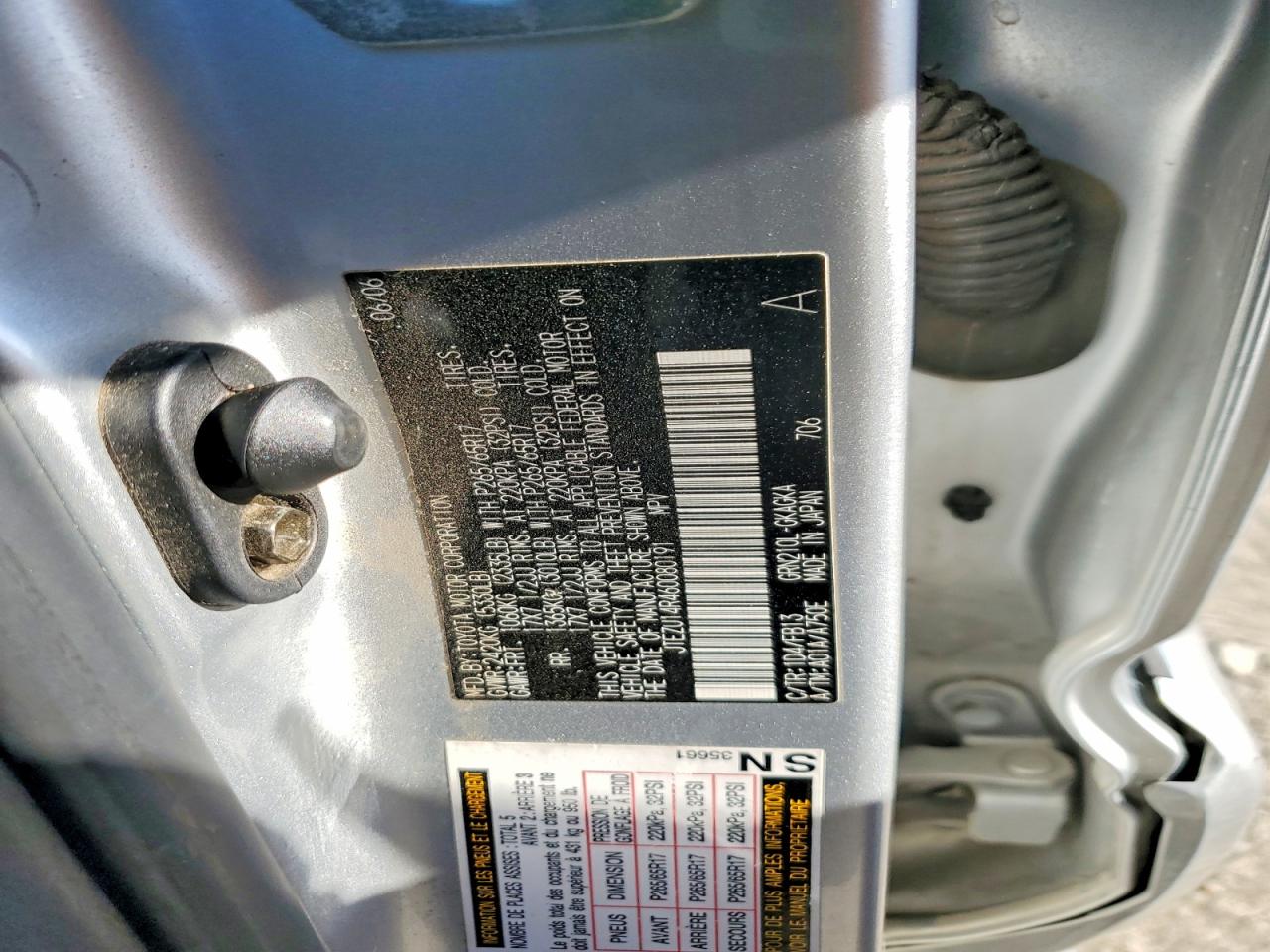 2006 TOYOTA 4RUNNER