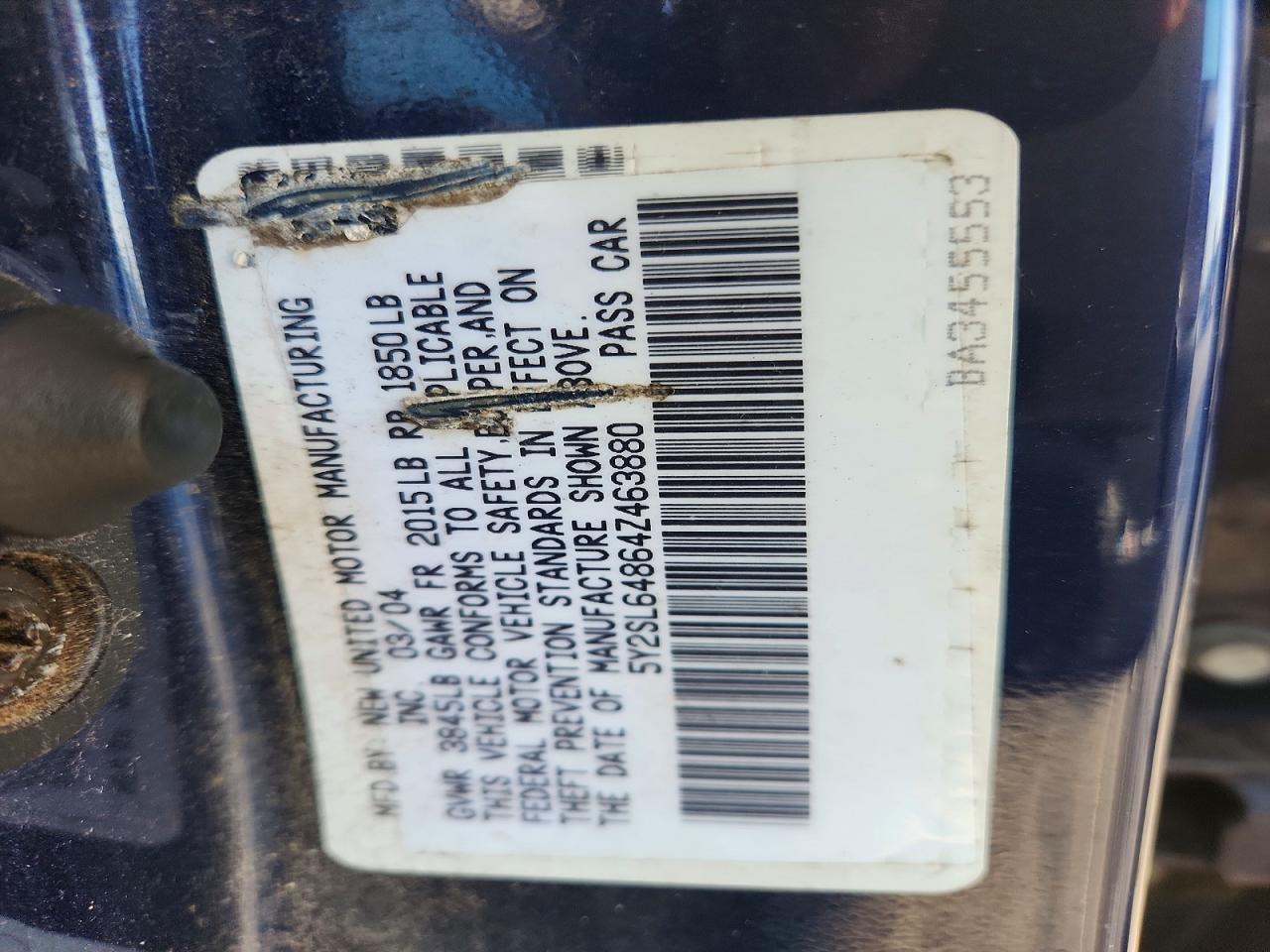 2004 PONTIAC VIBE