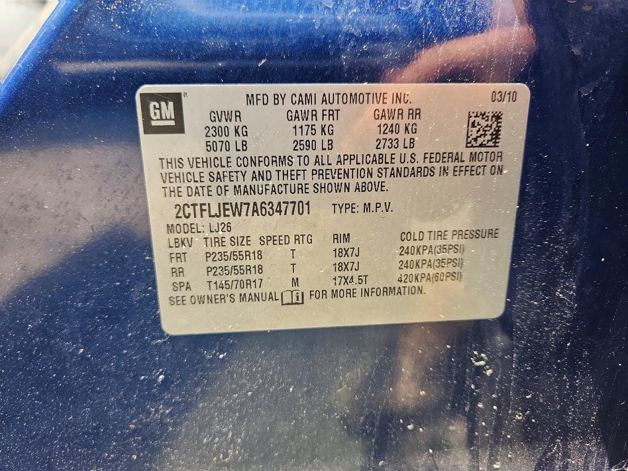 2010 GMC TERRAIN