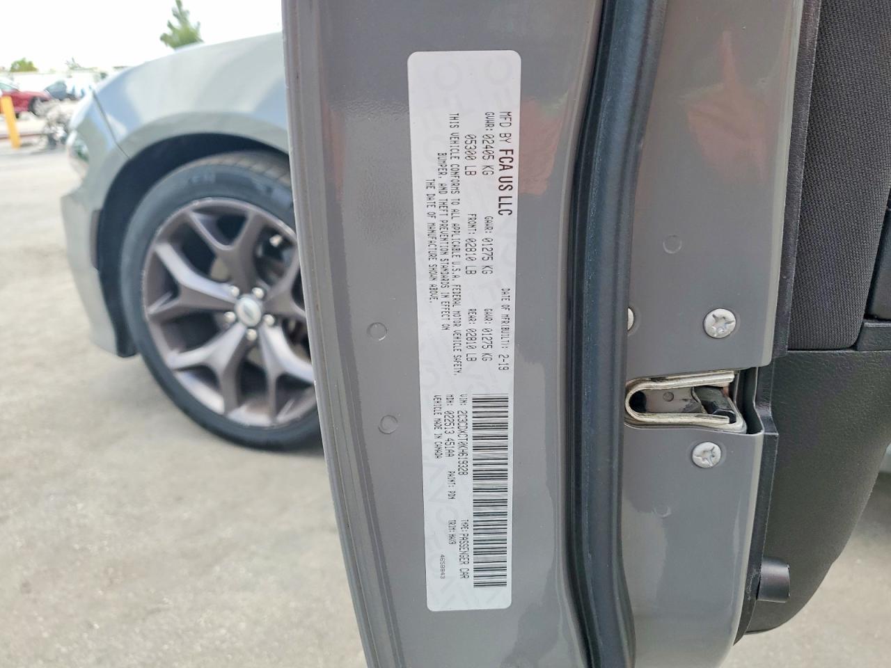 2019 DODGE CHARGER