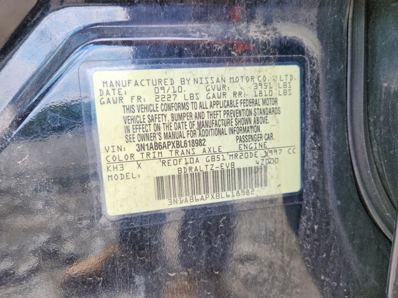 2011 NISSAN SENTRA
