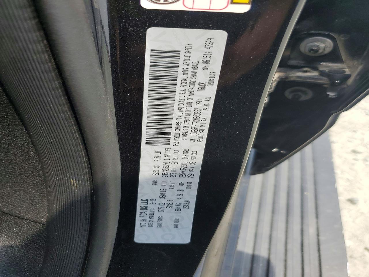 2019 RAM 1500
