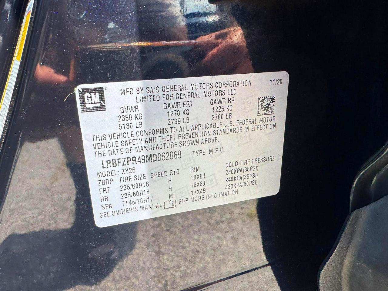 2021 BUICK ENVISION