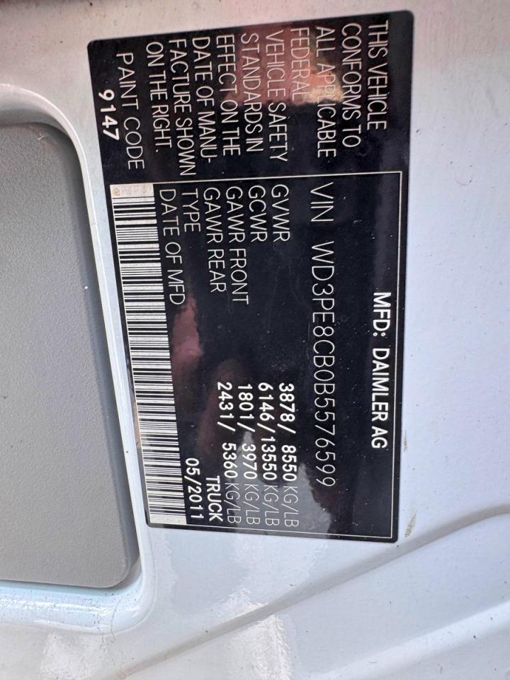 2011 MERCEDES-BENZ SPRINTER
