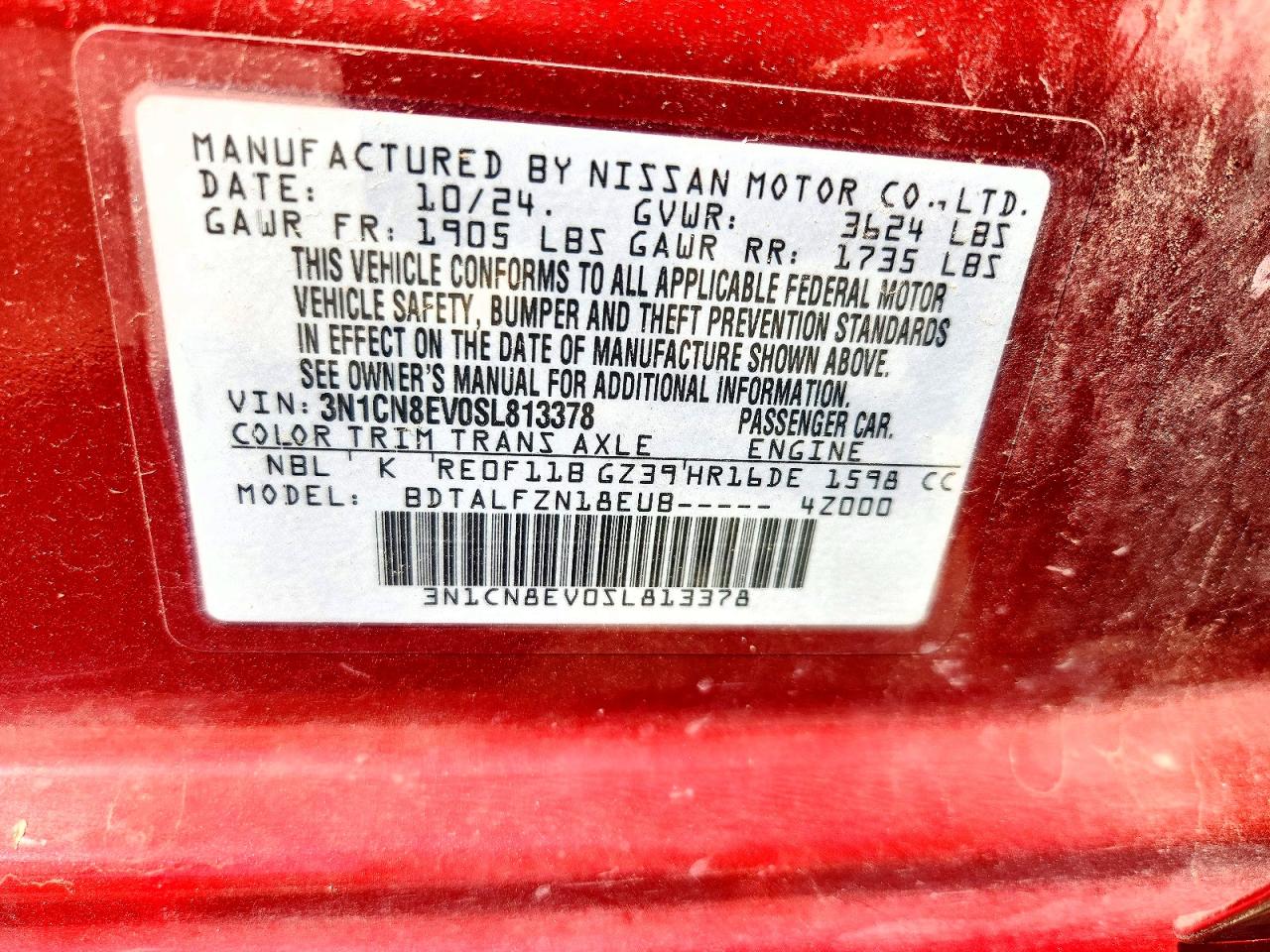 2025 NISSAN VERSA